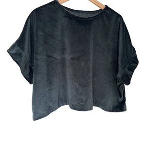 Boxy Velvet Georgia Tee - Homemade Elizabeth Suzann